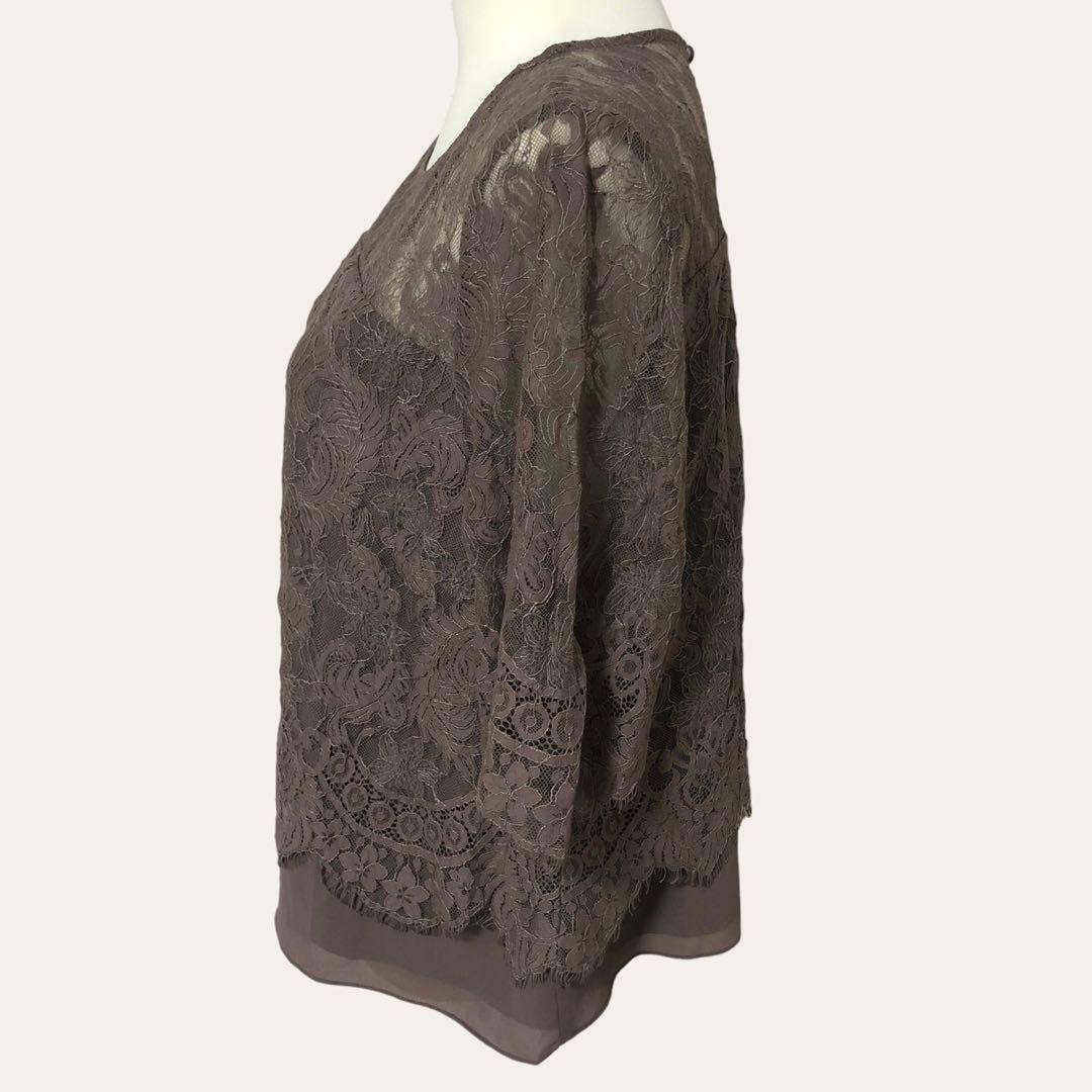 Aimer 定価1.9万　レーストップス×フレアーパンツ2WAYセットアップ
