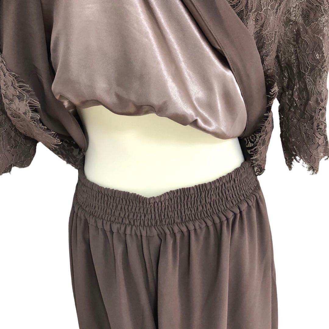 Aimer 定価1.9万　レーストップス×フレアーパンツ2WAYセットアップ