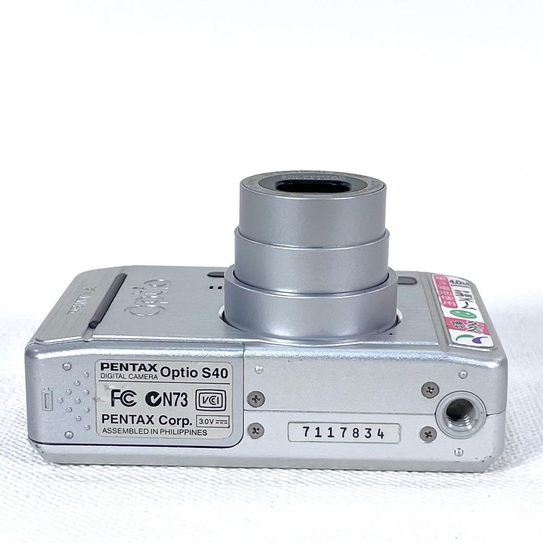 動作確認済 PENTAX Optio S40 単三電池 平成レトロ