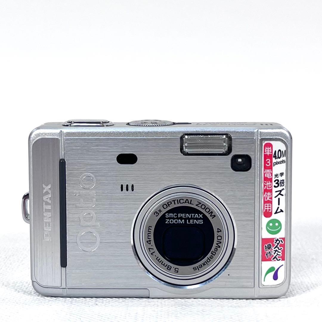 動作確認済 PENTAX Optio S40 単三電池 平成レトロ