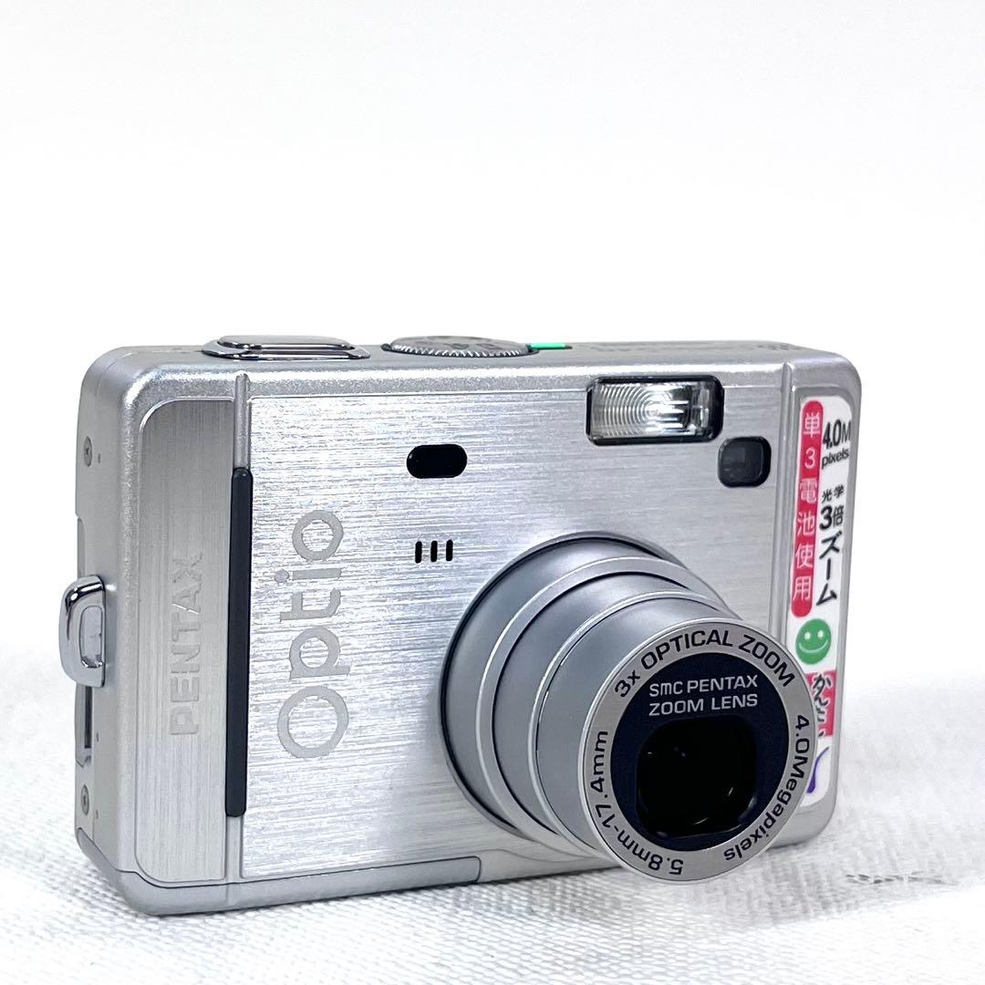 動作確認済 PENTAX Optio S40 単三電池 平成レトロ