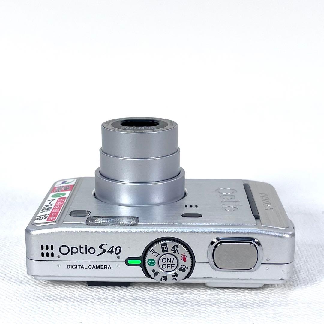 動作確認済 PENTAX Optio S40 単三電池 平成レトロ