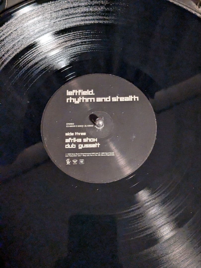 洋楽 leftfield rhythm and stealth LP