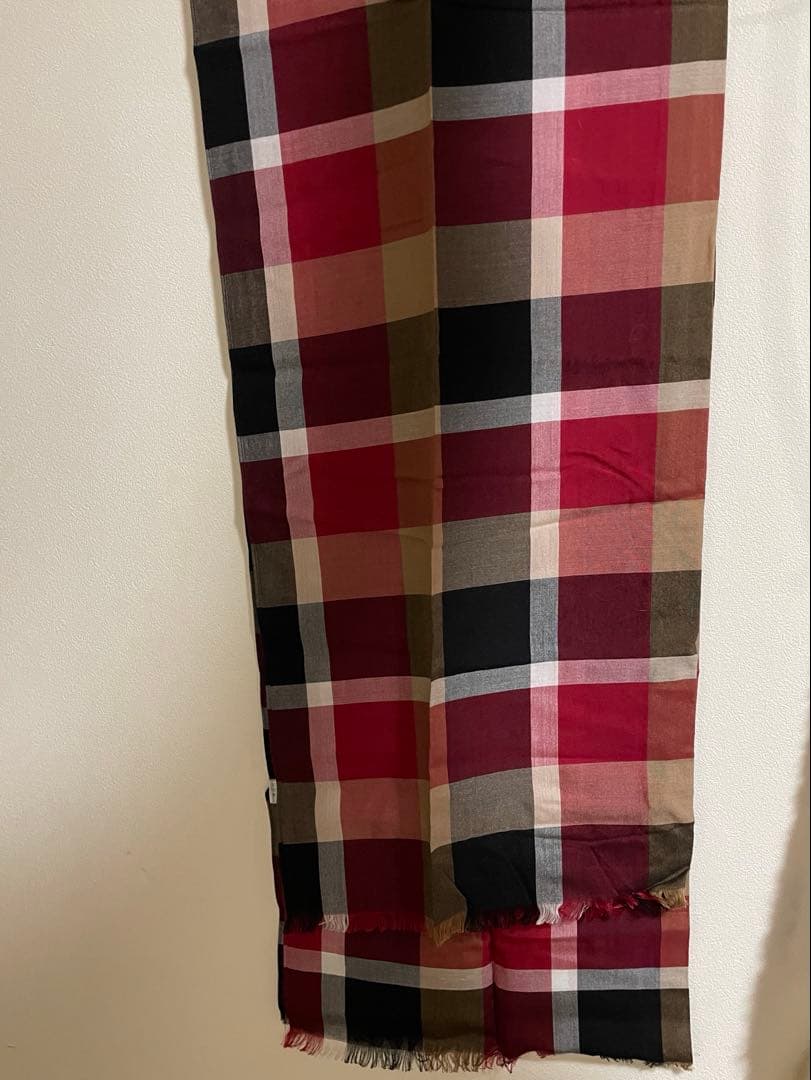 BLUE LABEL チェック柄ストール