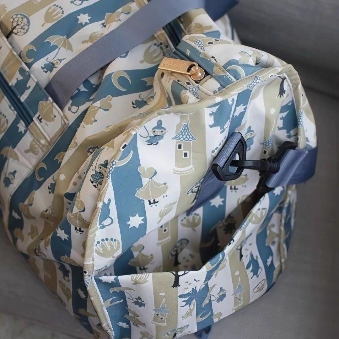 MOOMIN ムーミン 折りたたみボストンバッグ 大容量 約38L 軽量