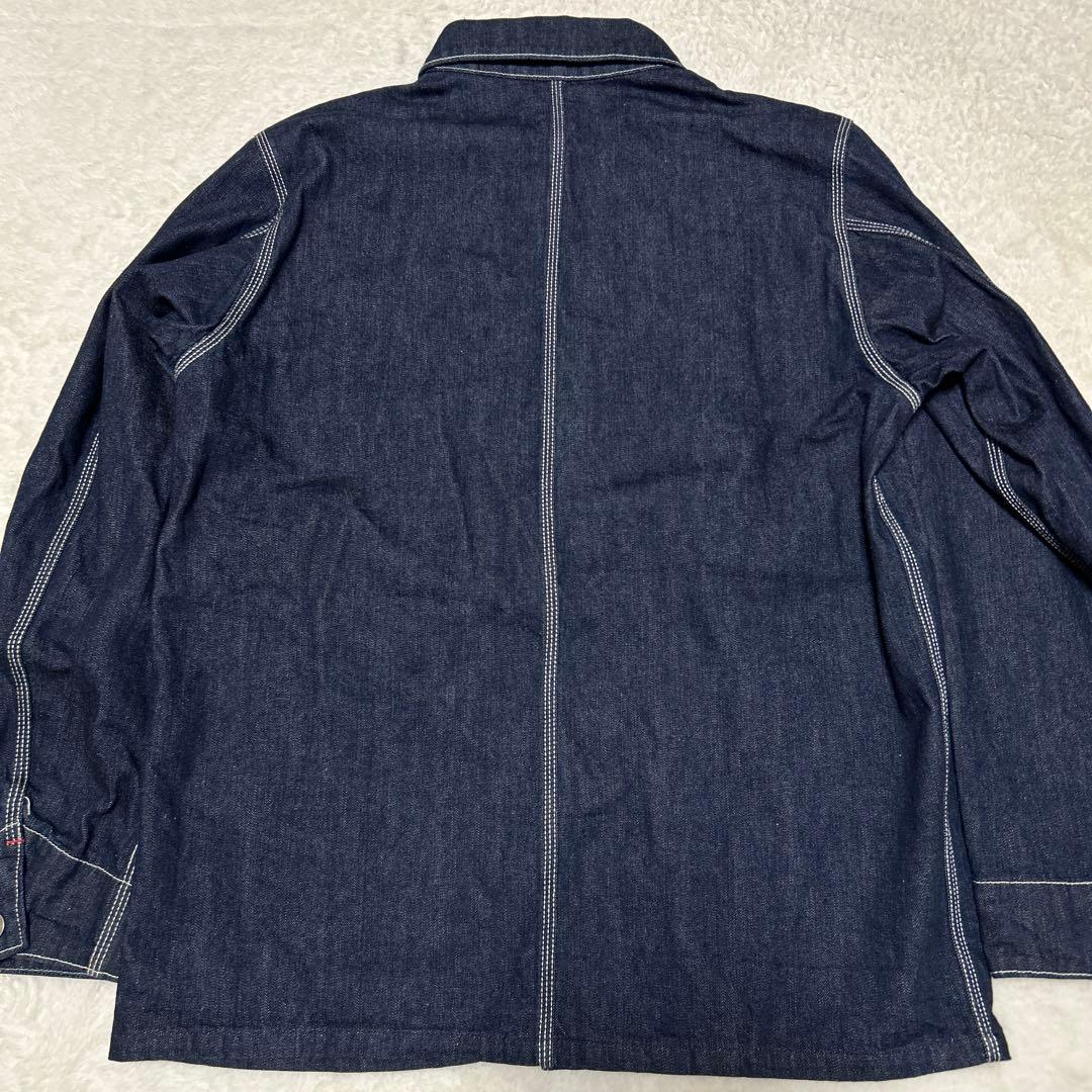 濃紺美品 日本製 ships シップス カバーオール デニムジャケット M
