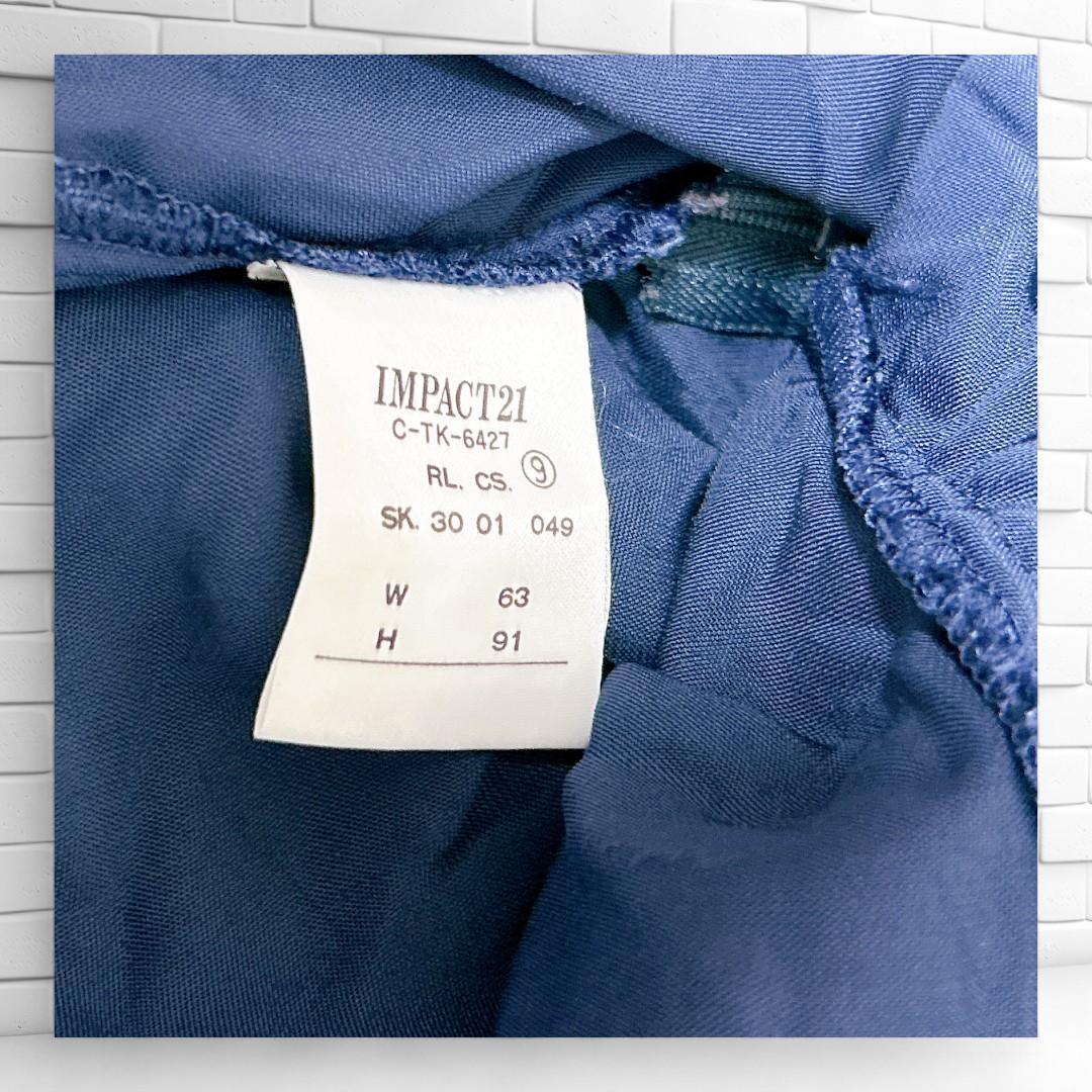 Ralph Lauren ロングスカート【上品】ベロア M ネイビー 日本製