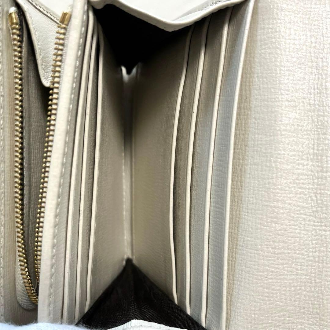 美品 GUCCI グッチ ホースビット 1955 GGキャンバス 二つ折り財布
