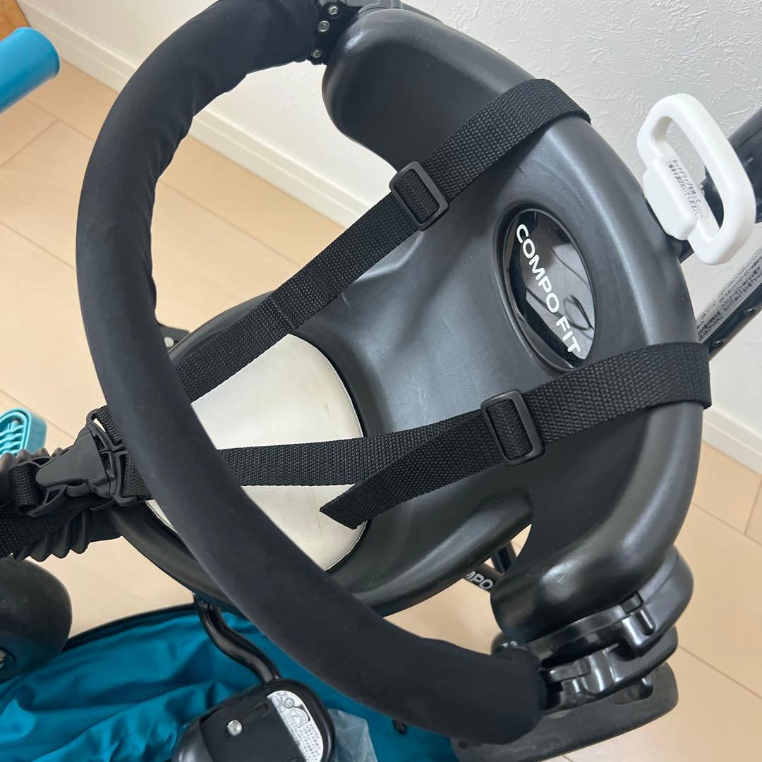 ides COMPO FIT2 折りたたみ三輪車 手押し棒 1.5歳から