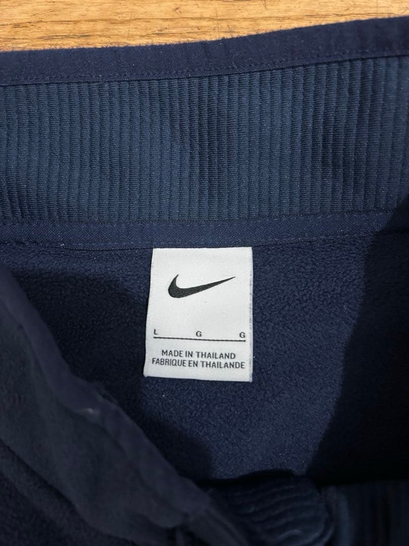 Nike ネイビー ハーフジップ ベスト L