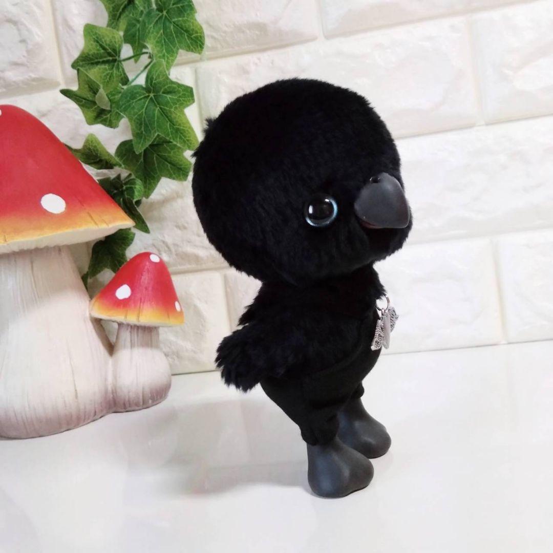 アートドール✽ぬいぐるみ✽カラスのかーくん✽中サイズ