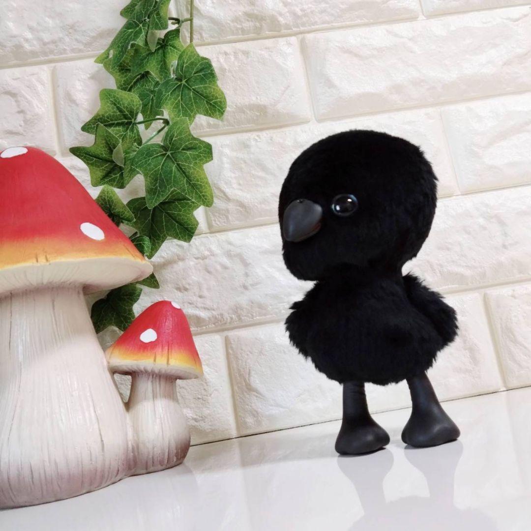 アートドール✽ぬいぐるみ✽カラスのかーくん✽中サイズ