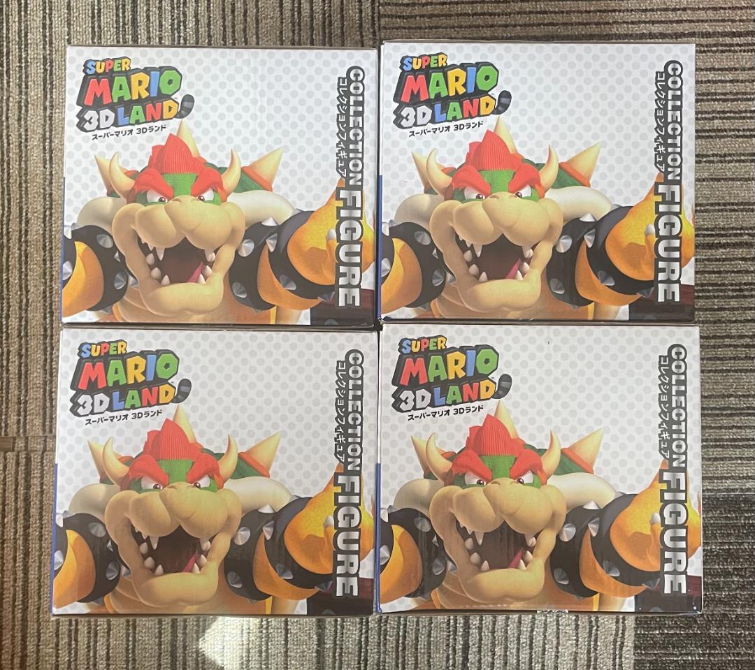 スーパーマリオ3Dランドコレクションフィギュア クッパ　4個セット