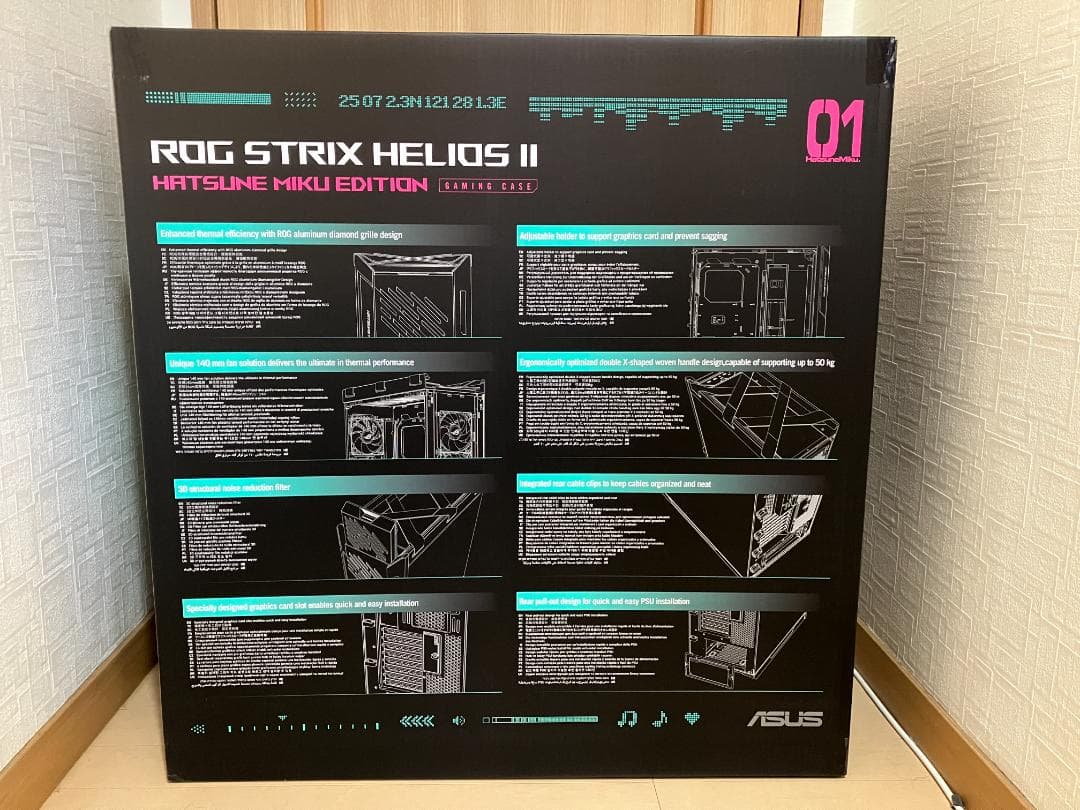 新品　ASUS ROG STRIX HELIOS II GX601S 初音ミク