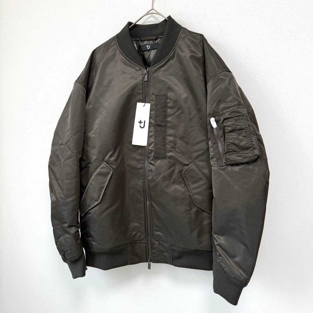 【新品✨】ユニクロ+J 復刻版ハイブリッドダウンオーバーサイズMA－1 XL