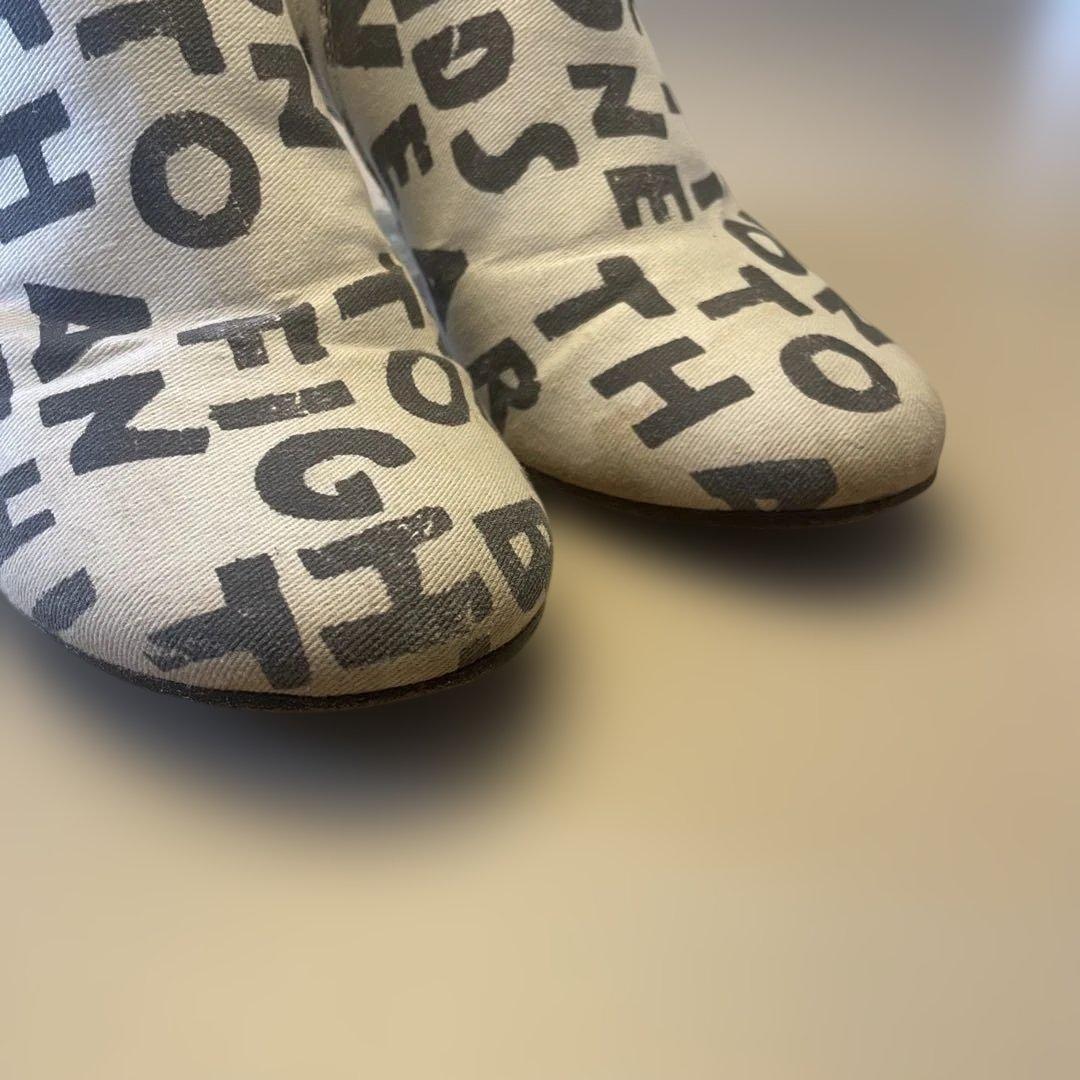 MM6 Maison Margiela マルジェラ テキストキャンパスブーツ