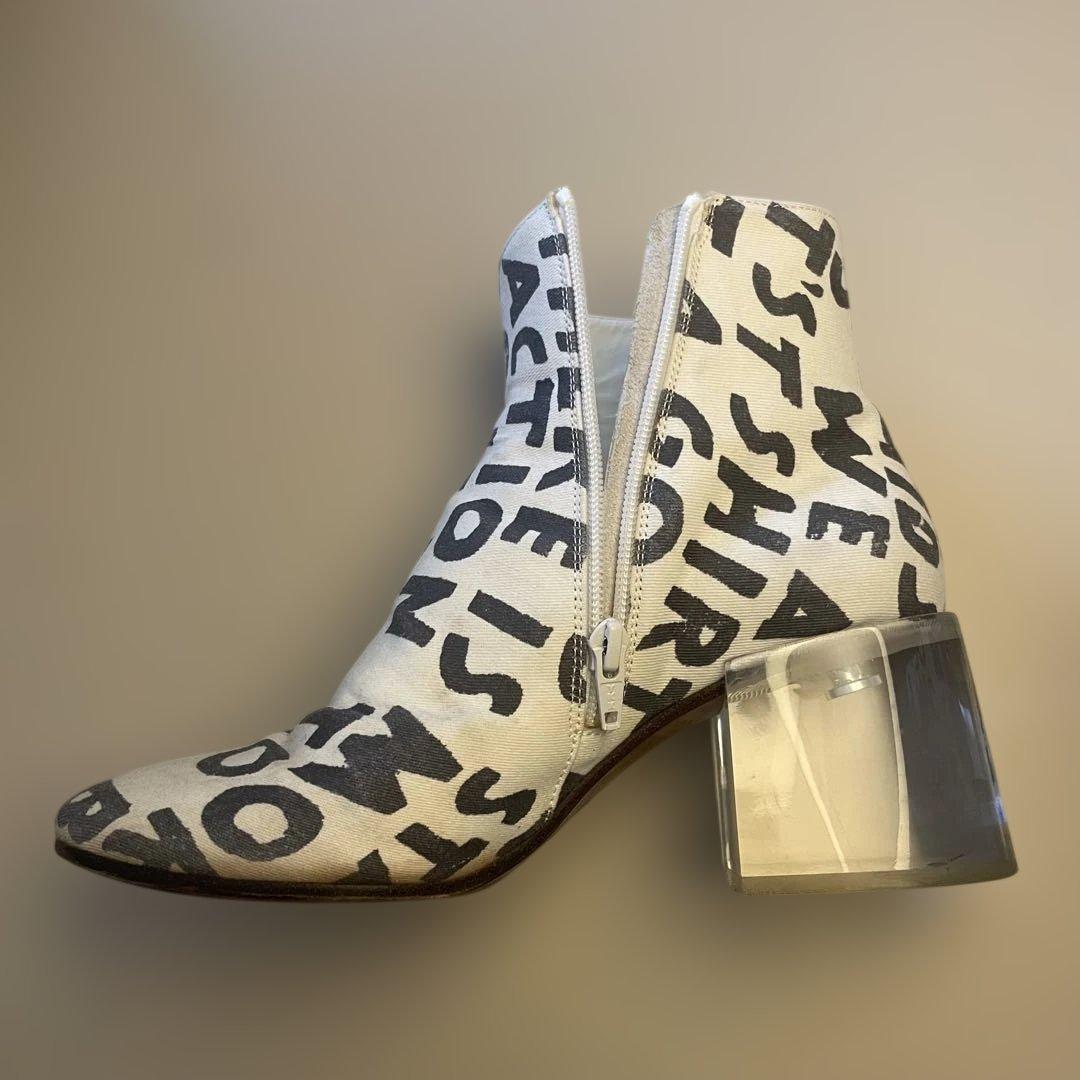 MM6 Maison Margiela マルジェラ テキストキャンパスブーツ