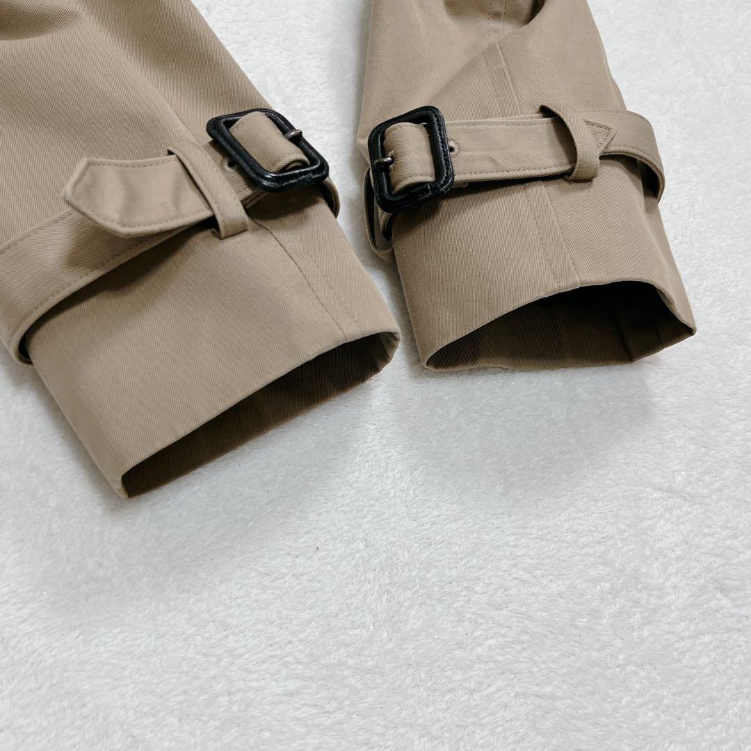 『HYKE ハイク』ロングトレンチコート ライナー取外 ベージュ ベルト 2