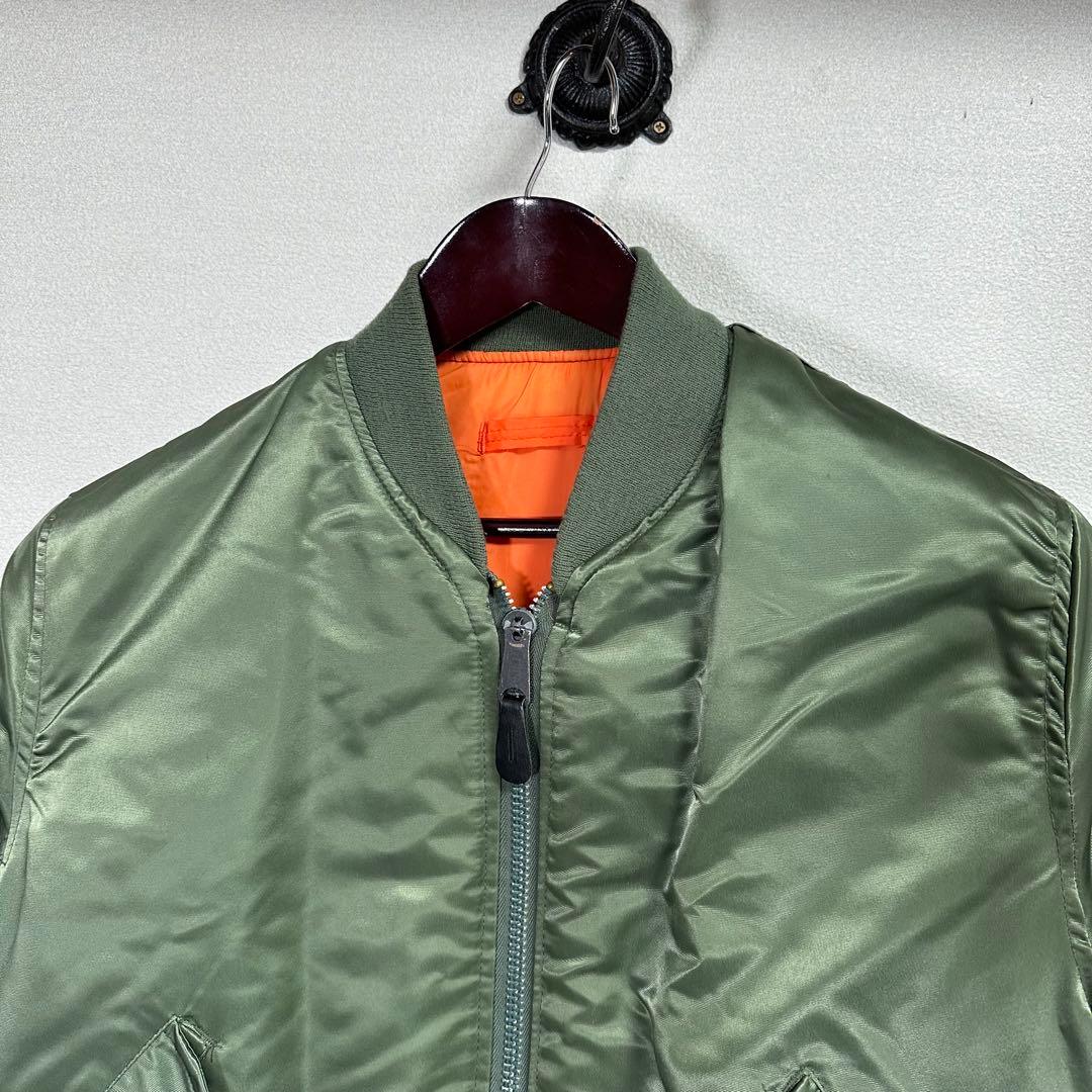 90s corinth mfg MA-1 USA製 フライトジャケット バイカー