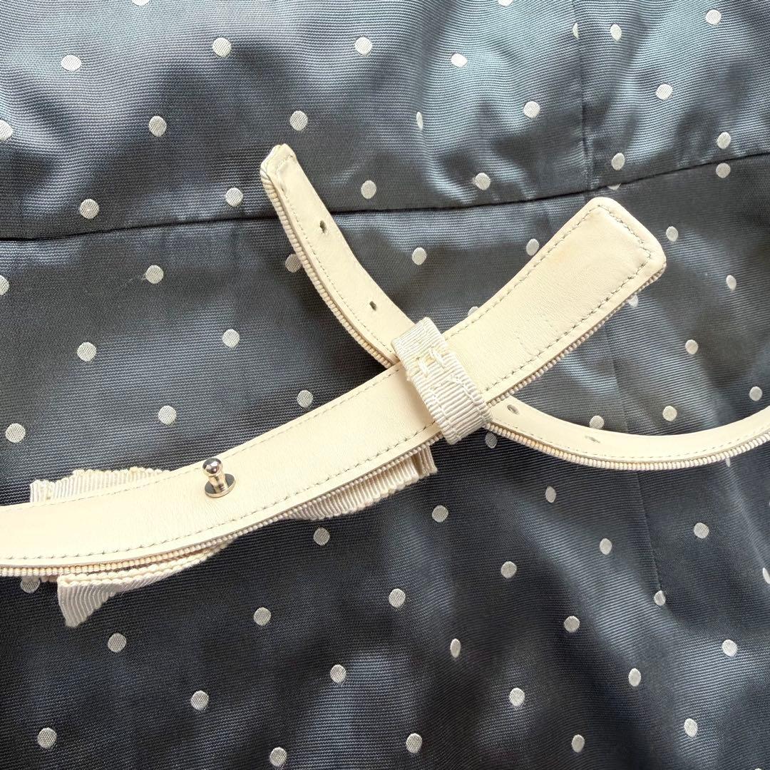 極美品✨Christian Dior Pre-Owned ドット柄 ワンピース
