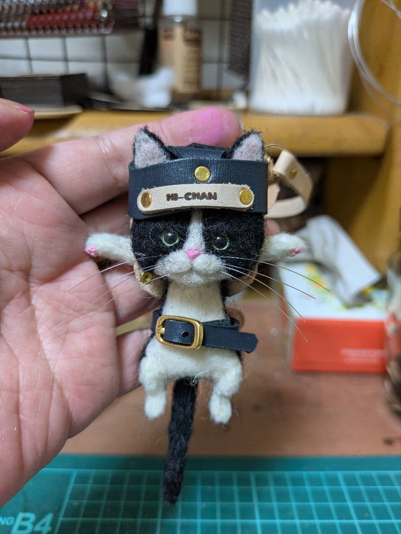 くろ出品 豆猫PECO-LIN
