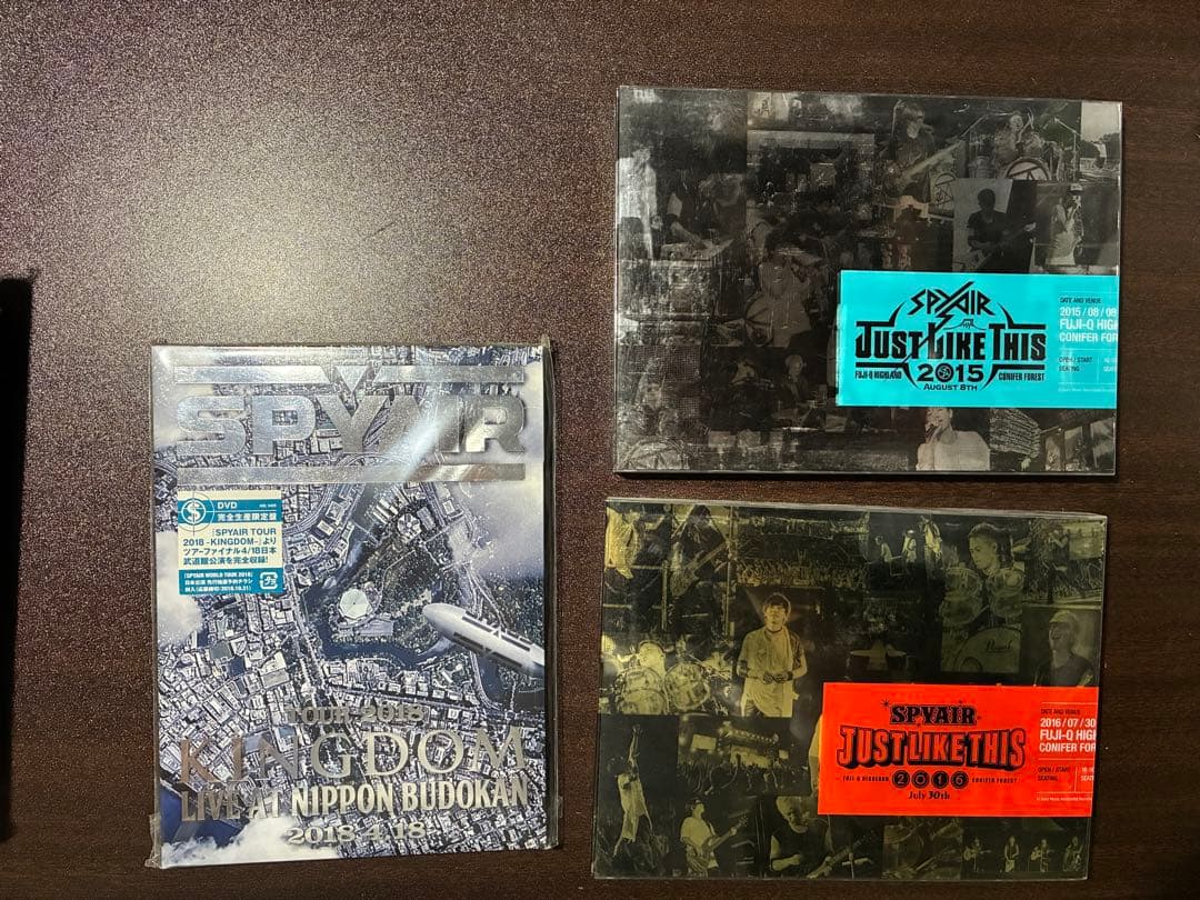 SPYAIR　DVD クリアファイル 銀テ 団扇 ピック