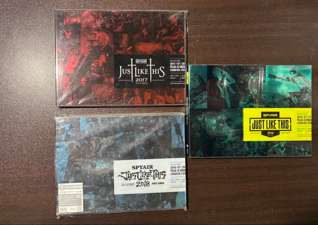SPYAIR　DVD クリアファイル 銀テ 団扇 ピック