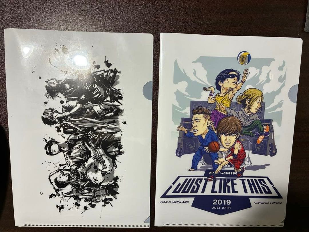 SPYAIR　DVD クリアファイル 銀テ 団扇 ピック