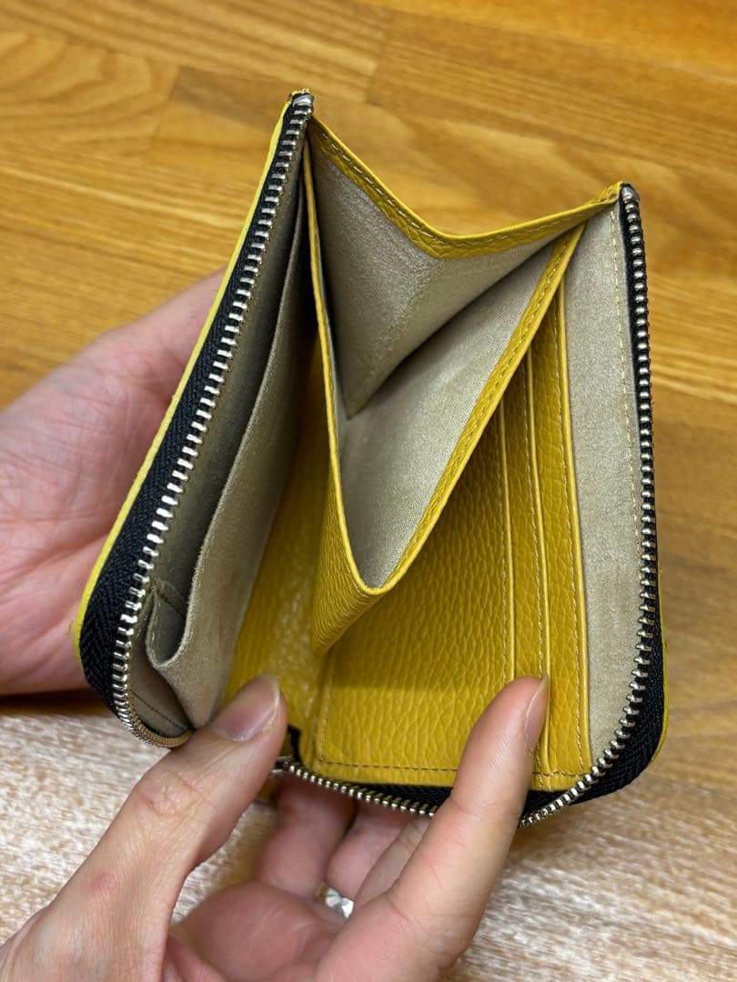 ATAO アタオ ミニ財布 刺繍 キリン 18周年記念 ZOOシリーズ
