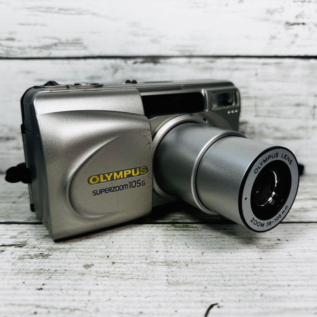 【動作良好】OLYMPUS フィルムカメSUPER ZOOM 105G