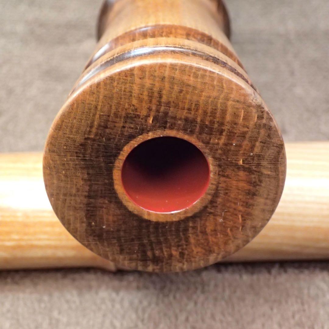 尺八 ワダ楽器 蝴蝶 (楓)七孔 一尺七寸管