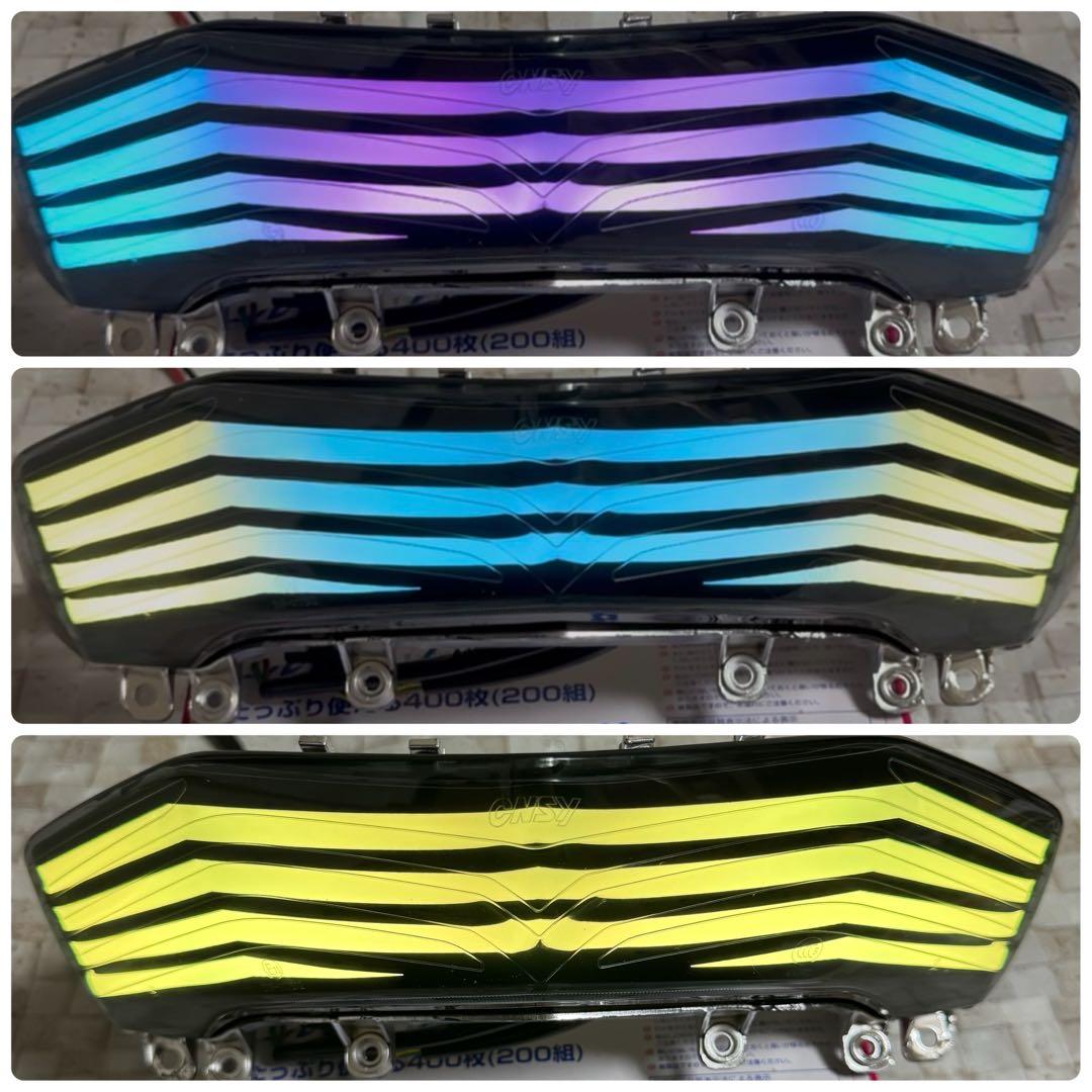 【色変更可】シグナス 3型 LED ファイバー テール シーケンシャル 1YP