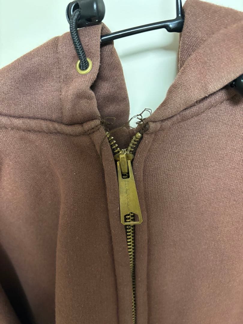 Carhartt ジップアップパーカー　ブラウン