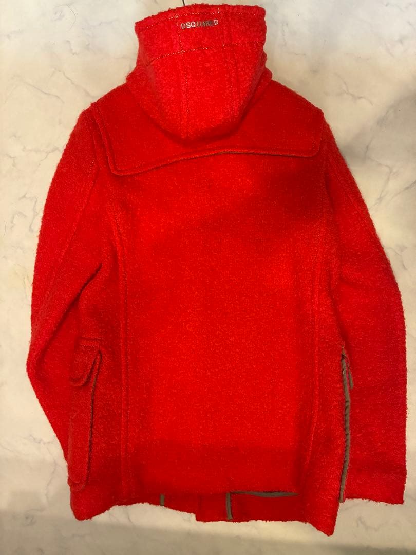 DSQUARED2 ダッフルコート レッド