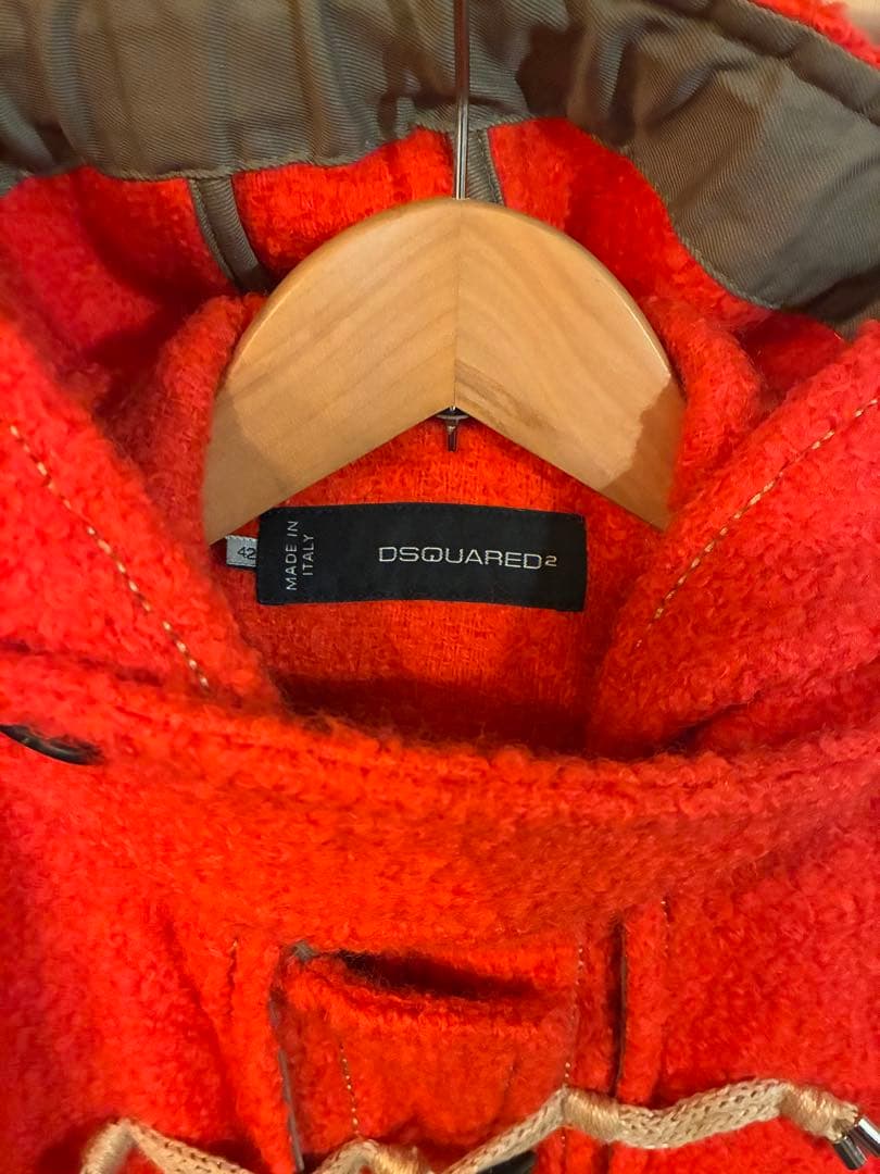 DSQUARED2 ダッフルコート レッド