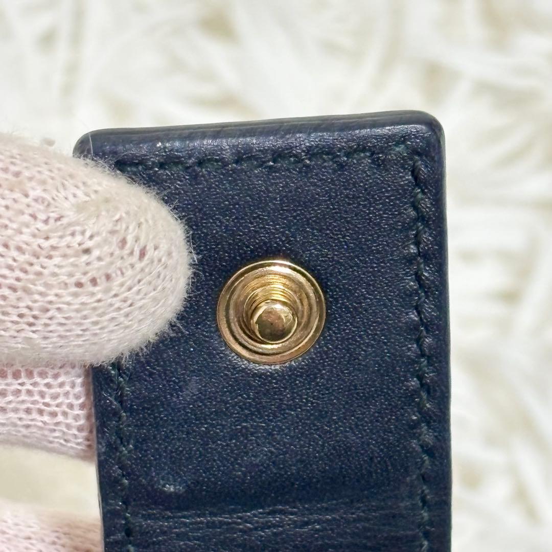 美品✨ GUCCI 二つ折り財布 GGスプリーム Wホック PVCレザー 黒