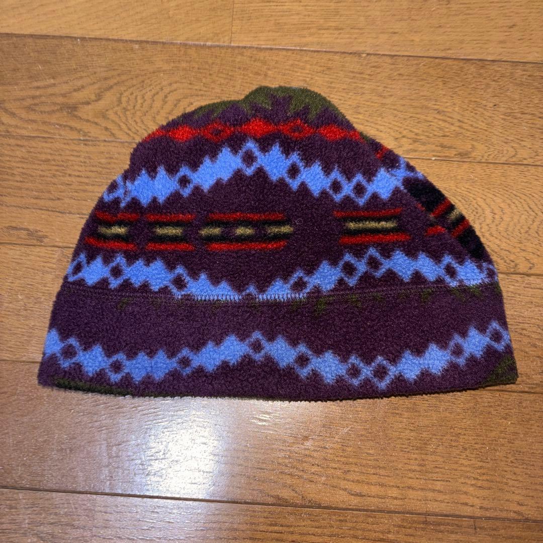 patagoniaフリースニット帽