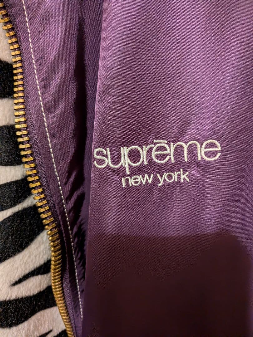 supreme MA-1ジャケット パープル　リバーシブル