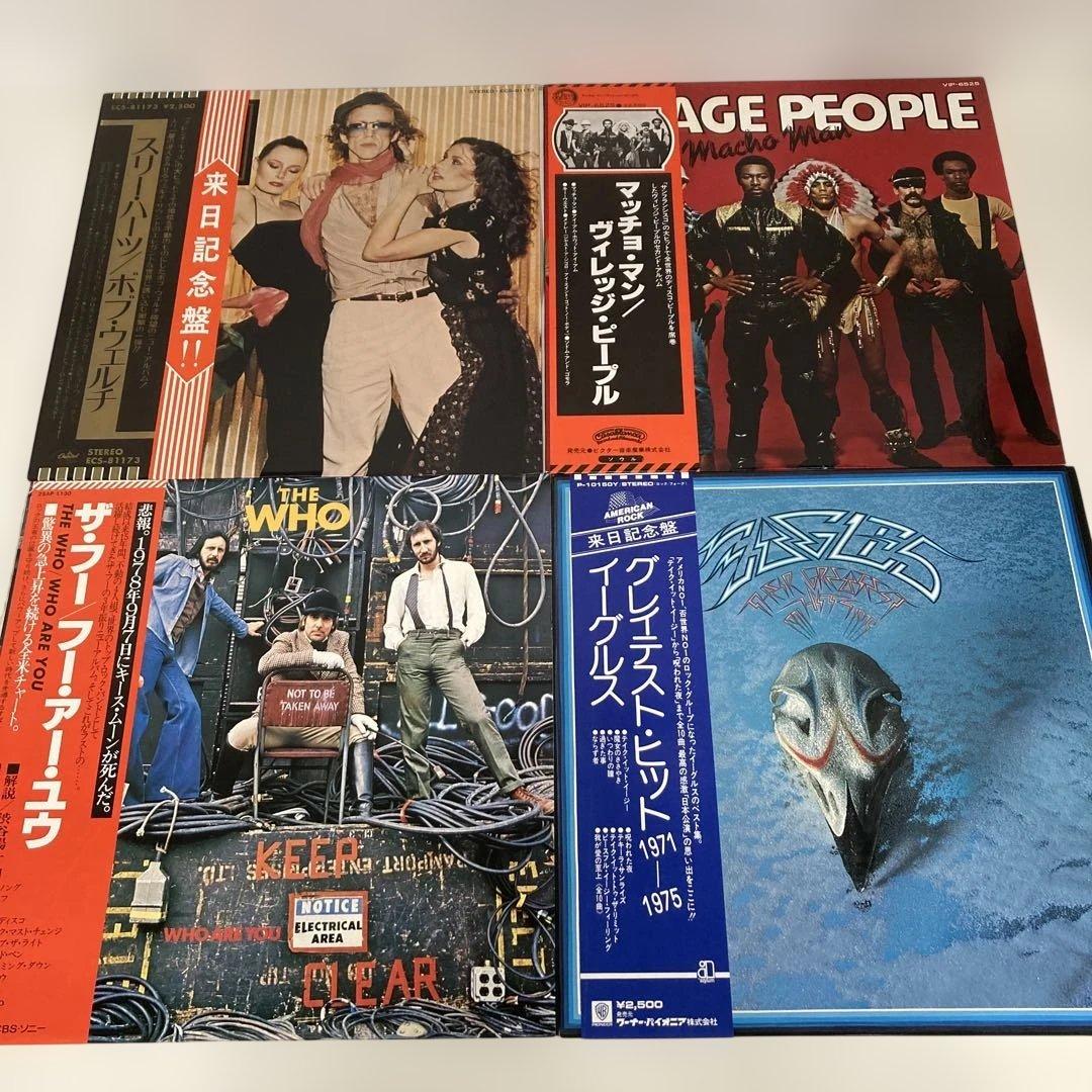 洋楽　LPレコード　まとめ売り　30枚　国内盤　帯付き　歌詞付き　大量