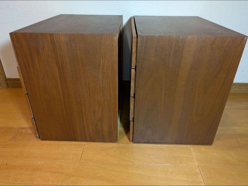 《送料込》無印良品 スタッキングチェスト インサート 引出 ウォールナット 収納