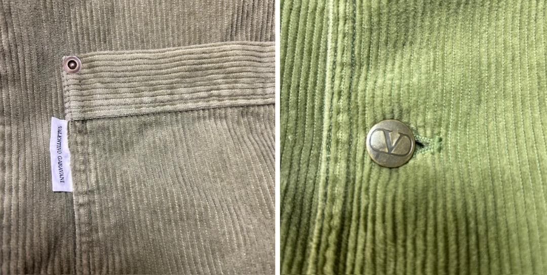 90s VALENTINO コーデュロイ カバーオールジャケット 50 L～XL