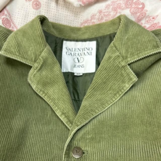 90s VALENTINO コーデュロイ カバーオールジャケット 50 L～XL