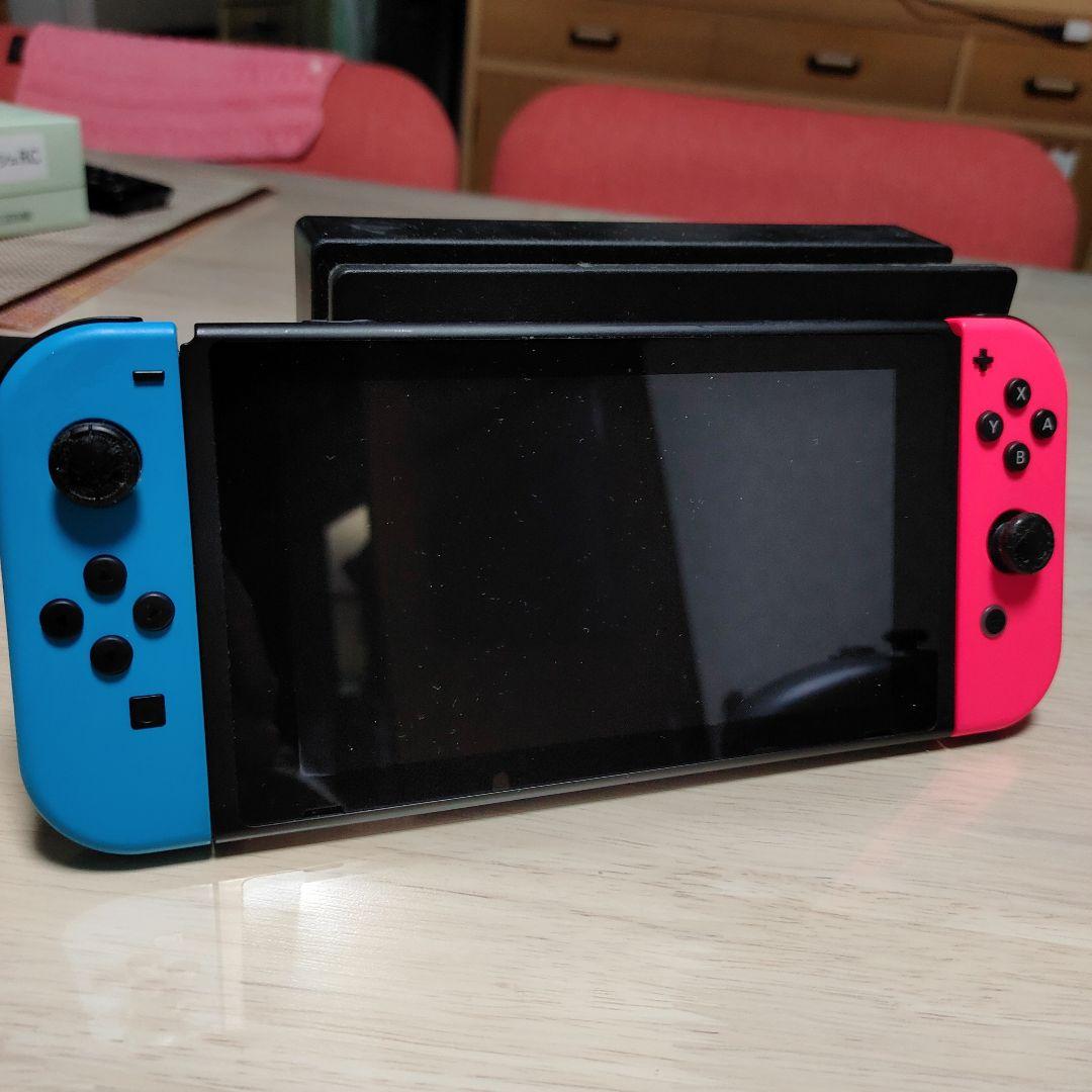 Nintendo Switch本体箱無し＋Switchプロコン＋有線接続アダプタ