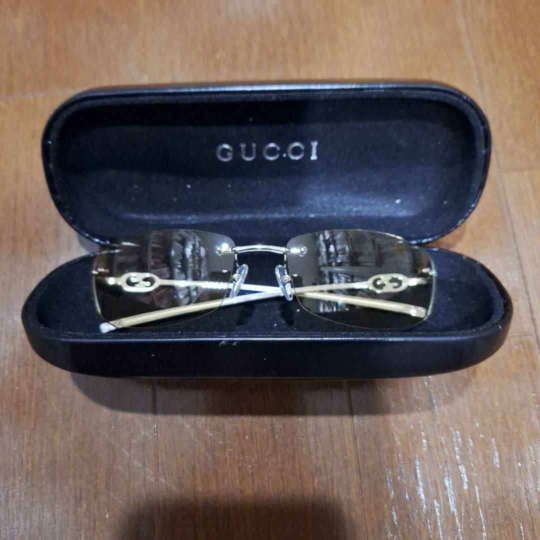 新品未使用　GUCCI フレームレスサングラス