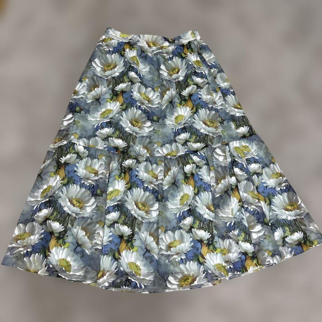新品❣️アートプリントロングスカート
