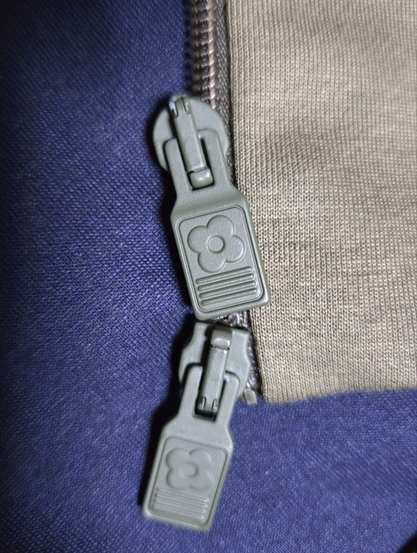 LARDINI/Mサイズ/パーカー ジャージー伸縮 ダブルジップ イタリア製