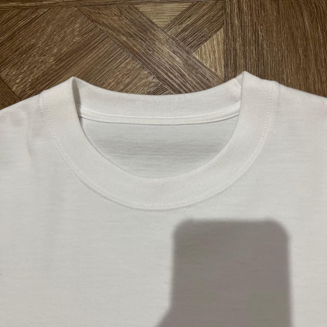 The Ennoy Professional ホワイト Tシャツ 赤ロゴTシャツ