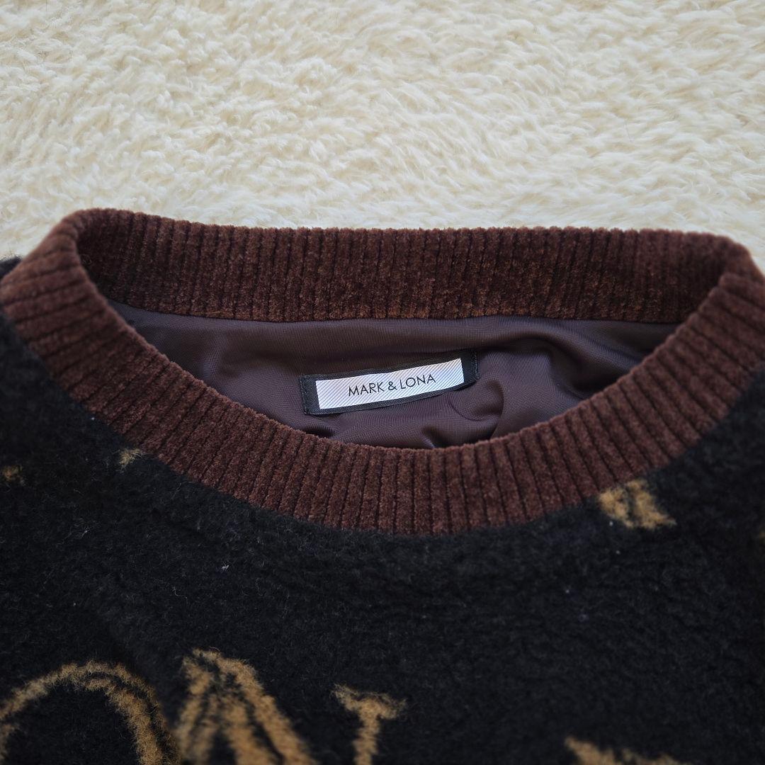 ★MARK&LONA マークアンドロナボアフリースプルオバー定価6万超46