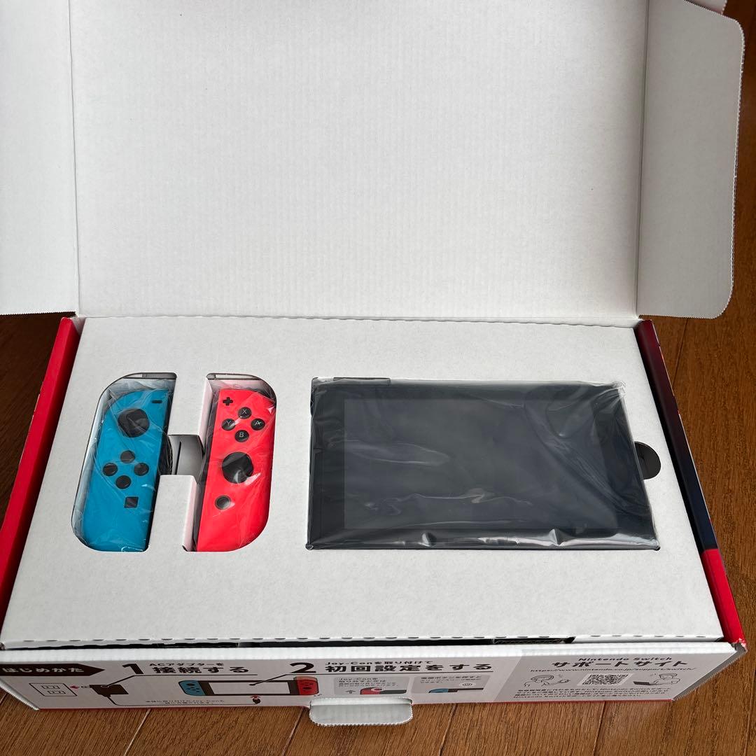 Nintendo Switch 本体 ネオンブルー/ネオンレッド　付属品付き