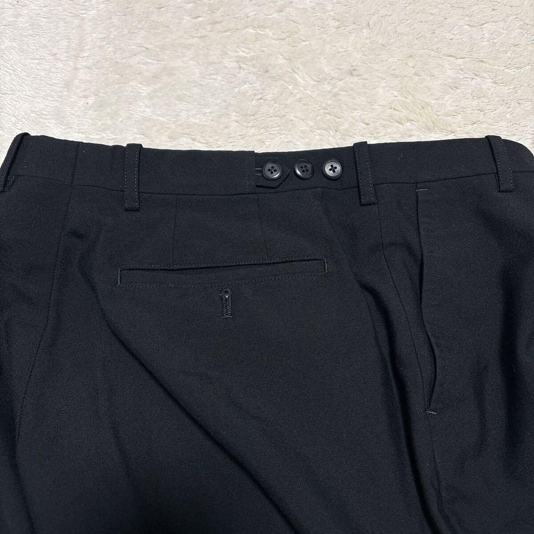 美品 ラッドミュージシャン セットアップ 本切羽 黒 ウール 42 S